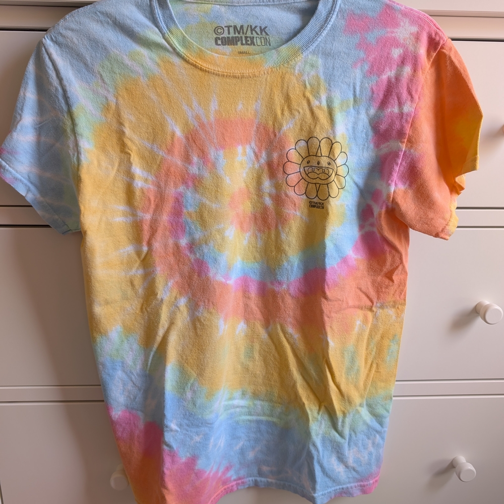 Pre-loved Murakami X Complexcon Tie-Dye Short Sleeve Tee Size Small